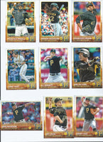 Pittsburgh Pirates 2015 Topps Complete Series One and Two Regular Issue 23 card team set with Andrew McCutchen, Gerrit Cole plus
