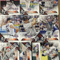 Detroit Tigers 2016 Topps OPENING DAY Series 10 Card Team Set with Justin Verlander, Miguel Cabrera and JD Martinez Future Stars Plus