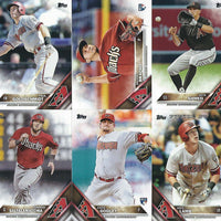 Arizona Diamondbacks 2016 Topps Baseball Regular Issue Complete Mint 27 Card Team Set with Paul Goldschmidt and Jean Segura Plus