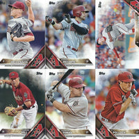 Arizona Diamondbacks 2016 Topps Baseball Regular Issue Complete Mint 27 Card Team Set with Paul Goldschmidt and Jean Segura Plus