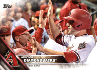 Arizona Diamondbacks 2016 Topps Baseball Regular Issue Complete Mint 27 Card Team Set with Paul Goldschmidt and Jean Segura Plus
