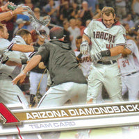 Arizona Diamondbacks 2017 Topps Baseball Complete Mint 22 Card Team Set with Ketel Marte, Zack Greinke and Paul Goldschmidt Plus