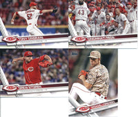 Cincinnati Reds 2017 Topps Regular Issue 20 Card Team Set with Joey Votto and Eugenio Suarez Plus
