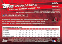 Arizona Diamondbacks 2017 Topps Baseball Complete Mint 22 Card Team Set with Ketel Marte, Zack Greinke and Paul Goldschmidt Plus
