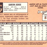 Aaron Judge 2018 Topps Heritage Series 2017 All-Star Rookie Mint 2nd Year Card #25