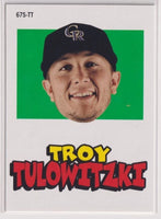Troy Tulowitzki 2012 Topps Archives Sticker Series Mint Card #67S-TT
