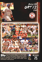 David Ortiz 2007 Topps Opening Day Puzzle Mint Card #P25
