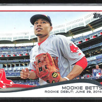 Mookie Betts 2014 Topps Traded Update Series Mint Rookie Card #US-301