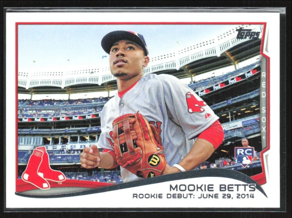 Mookie Betts 2014 Topps Traded Update Series Mint Rookie Card #US-301