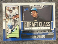 Barry Sanders 2023 Panini Contenders Historic Draft Class Series Mint Card #HDC-BSA
