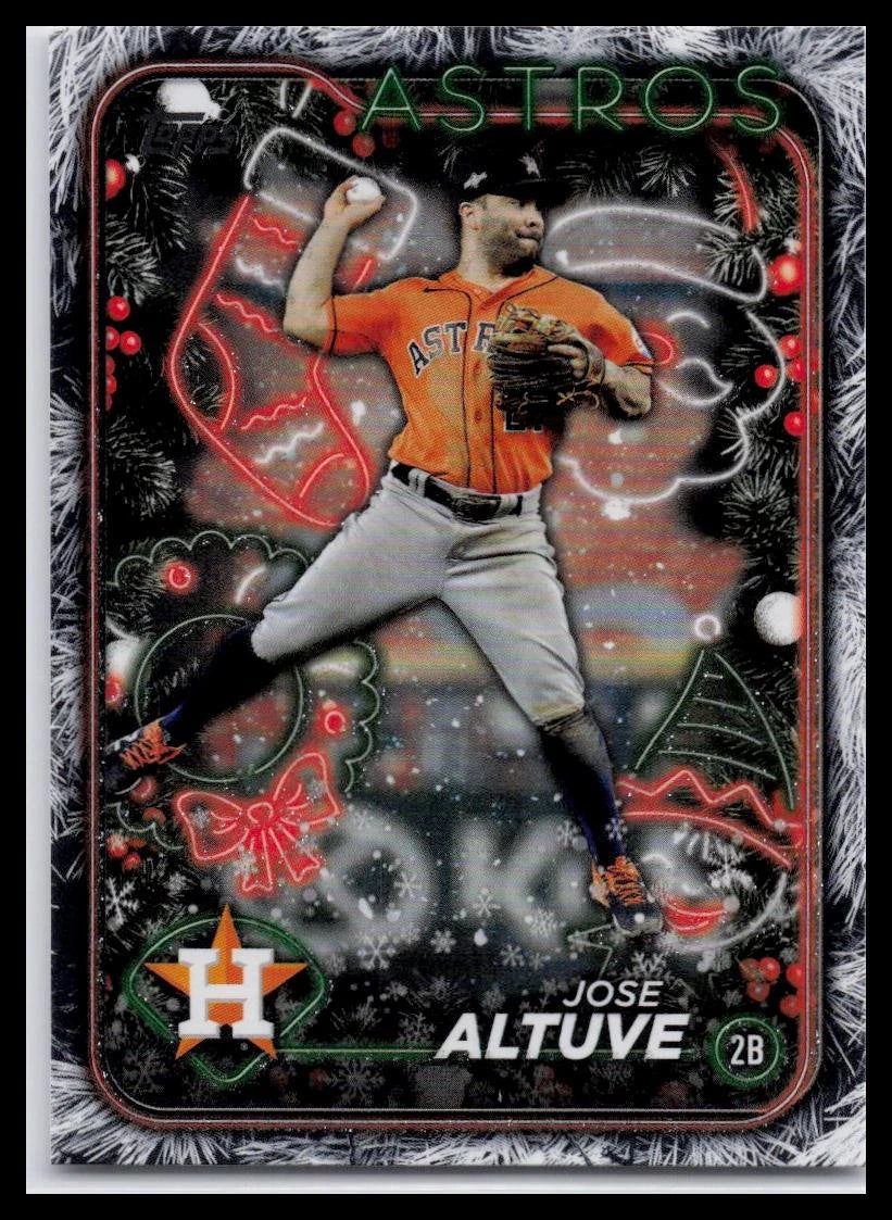 Jose Altuve 2024 Topps Holiday Tree Series Mint Card #H8
