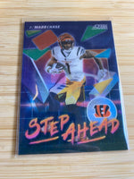Ja'Marr Chase 2025 Score Football Step Ahead Lenticular Mint Card #SA-JCE
