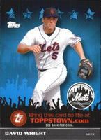 David Wright 2009 Topps Topps Town Series Mint Card #TTT32
