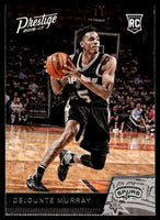 Dejounte Murray 2016 2017 Panini Prestige Series Mint Rookie Card #176
