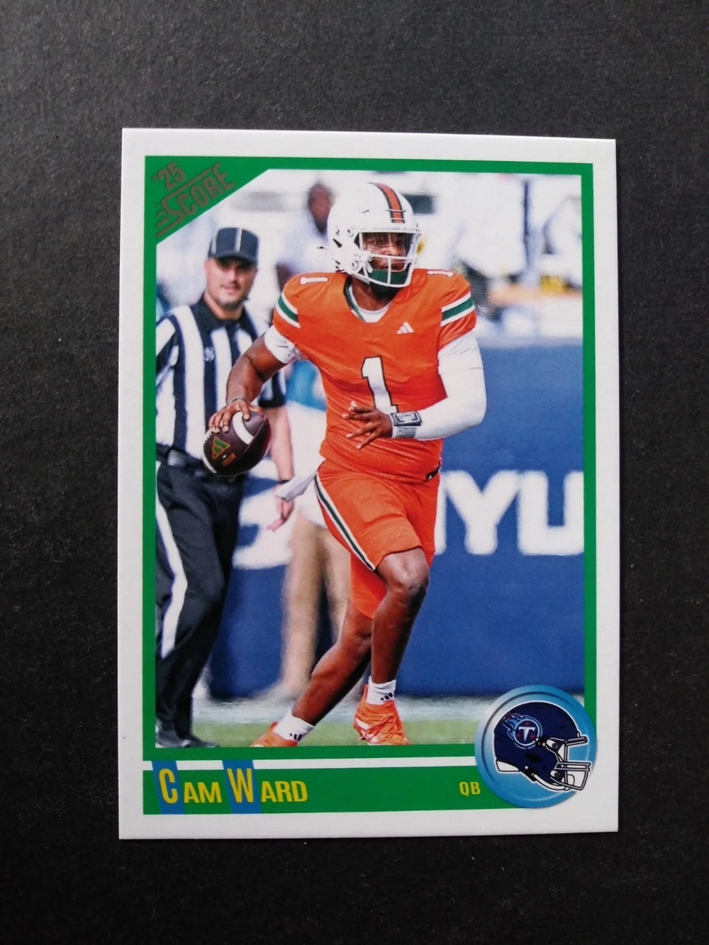 Cam Ward 2025 Score Anniversary Mint Rookie Card #4