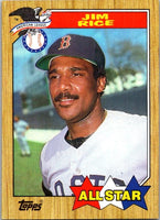 Jim Rice 1987 Topps All Star Series Mint Card #610
