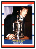 Patrick Roy 1990 1991 Score Trophy Card #364
