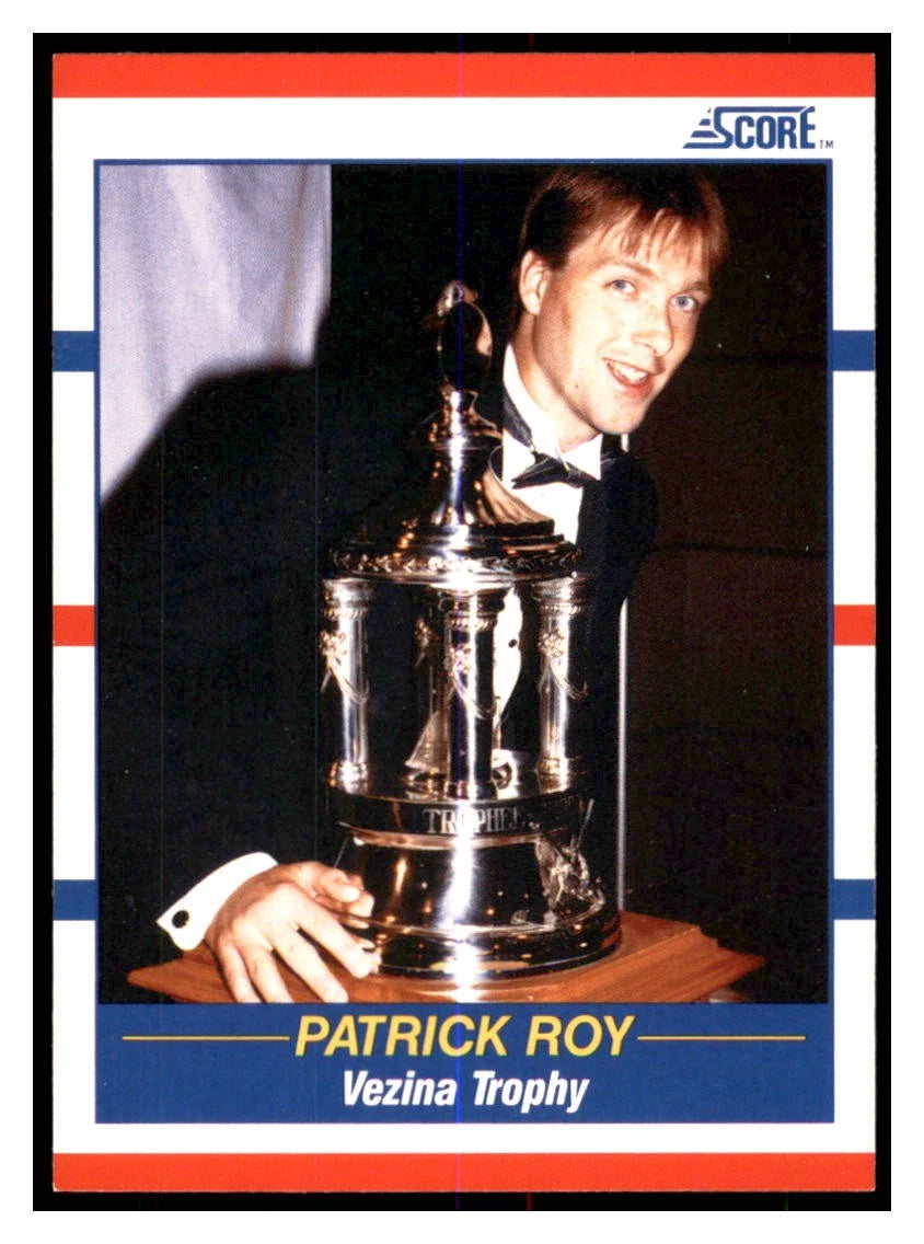 Patrick Roy 1990 1991 Score Trophy Card #364