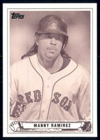 Manny Ramirez 2008 Topps Baseball Trading Card History Insert Card #TCH33
