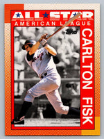 Carlton Fisk 1990 O-Pee-Chee All Star Series Mint Card #392
