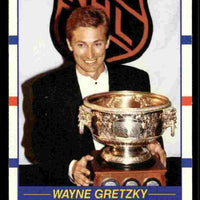 Wayne Gretzky 1990 1991 Score Trophy Card #361