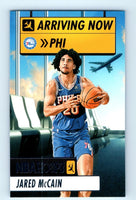 Jared McCain 2024 2025 Hoops Arriving Now Series Mint Card #9
