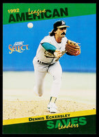 Dennis Eckersley 1993 Select Stat Leaders Series Mint Card #67
