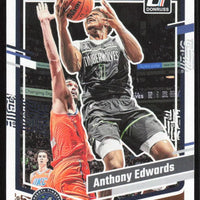 Anthony Edwards 2023 2024 Panini Donruss Series Mint Card #137