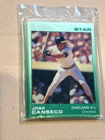 Jose Canseco 1988 The Star Company Complete sealed 11-Card Set
