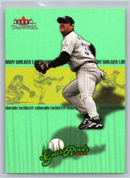 Larry Walker 2002 Fleer Tradition Grass Roots Mint Card #10
