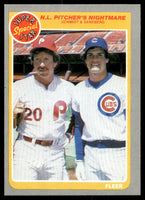 Mike Schmidt / Ryne Sandberg 1985 Fleer Pitcher's Nightmare Series Mint Card #630
