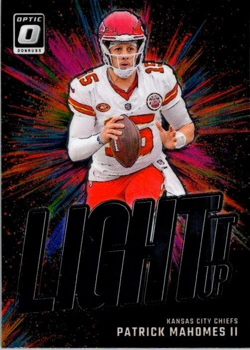 Patrick Mahomes 2024 Donruss Optic Light It Up Series Mint Card #11