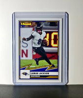 Lamar Jackson 2025 Panini NFL Sticker Card #38

