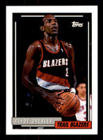 Clyde Drexler 1992 1993 Topps Series Mint Card #354
