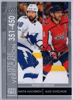Nikita Kucherov / Alex Ovechkin 2021 2022 Upper Deck Card #450
