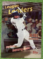 Sammy Sosa 1998 Topps League Leaders Series Mint Card #225
