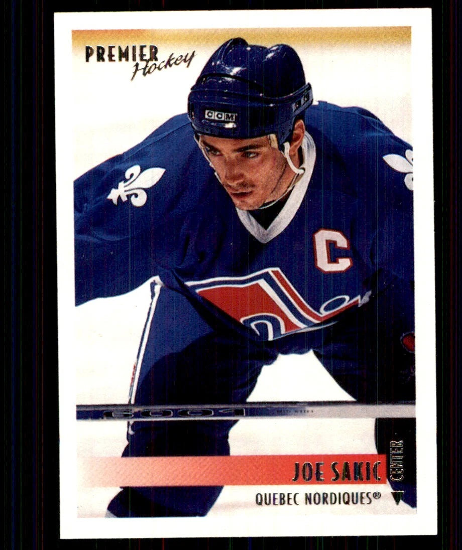 Joe Sakic 1994 1995 Topps Premier Card #480