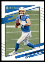 Justin Herbert 2021 Donruss Series Mint Card #70
