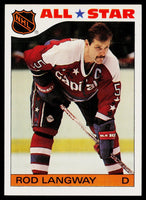 Rod Langway 1985 1986 Topps Sticker #10
