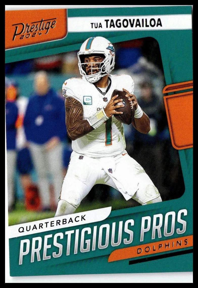 Tua Tagovailoa 2024 Panini Prestige Prestigious Pros Series Card #PP-TTA