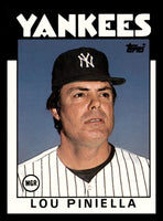 Lou Piniella 1986 Topps Traded Series Mint Card #86T
