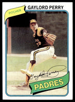 Gaylord Perry 1980 Topps Series Mint Card #280
