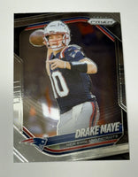 Drake Maye 2025 Panini Prizm Series Mint Card #165
