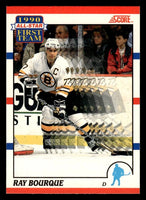Ray Bourque 1990 1991 Score Card #313
