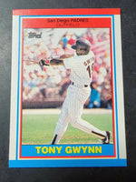 Tony Gwynn 1989 Topps UK Mini Series Card #36
