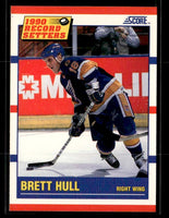 Brett Hull 1990 1991 Score Card #346
