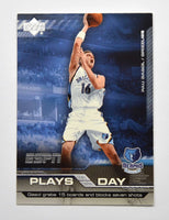 Pau Gasol 2005 2006 Upper Deck ESPN Play Of The Day Series Mint Card #7
