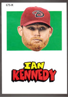 Ian Kennedy 2012 Topps Archives Sticker Series Mint Card #67S-IK
