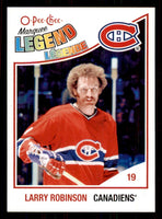 Larry Robinson 2010 2011 O-Pee-Chee Marquee Legend Series Card #567
