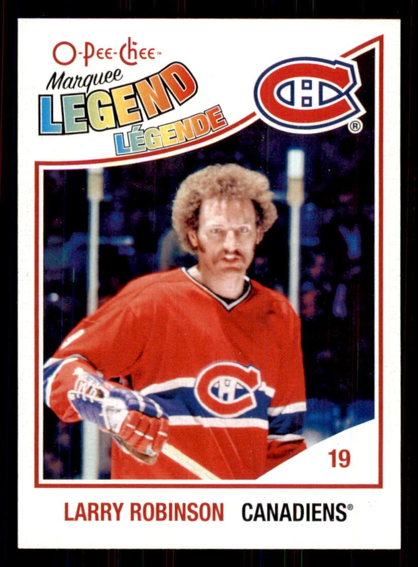 Larry Robinson 2010 2011 O-Pee-Chee Marquee Legend Series Card #567